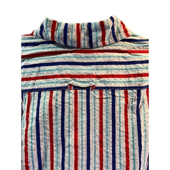 Addison Bay Women's XS Striped Preppy Dress Cover-Up Multicolor Summer - Picture 7 of 10